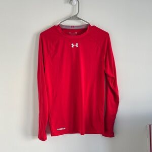 Under Armour Men's Vibrant Red Long Sleeve Tee